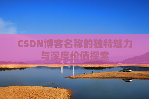 CSDN博客名称的独特魅力与深度价值探索 CSDN博客名称的独特魅力与深度价值探索